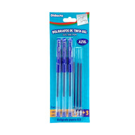 Bolígrafo gel 3 Piezas 15 cm - Didacta