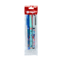 Bolígrafo con borrador 3pzs Tinta Azul - Con diseño - Filgo